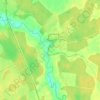 Topografische kaart Kurtna küla, hoogte, reliëf