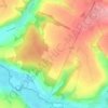 Topografische kaart Labroye, hoogte, reliëf