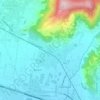 Topografische kaart Chiuduno, hoogte, reliëf