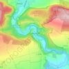 Topografische kaart Günserode, hoogte, reliëf