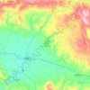 Topografische kaart Ağrı Merkez, hoogte, reliëf