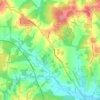 Topografische kaart Whatlington, hoogte, reliëf