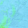 Topografische kaart Dijk en Waard, hoogte, reliëf