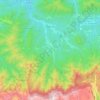 Topografische kaart Априлци, hoogte, reliëf
