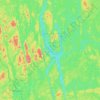 Topografische kaart Mattagami Lake, hoogte, reliëf