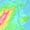 Topografische kaart Meierskappel, hoogte, reliëf