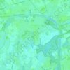 Topografische kaart Vinderhoute, hoogte, reliëf
