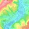 Topografische kaart Blickweiler, hoogte, reliëf