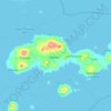 Topografische kaart Jolo Island, hoogte, reliëf