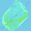 Topografische kaart Simisa Island, hoogte, reliëf