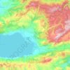 Topografische kaart İznik, hoogte, reliëf