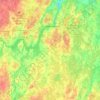 Topografische kaart Wolford, hoogte, reliëf