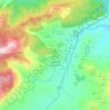 Topografische kaart Bélmez de la Moraleda, hoogte, reliëf