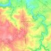 Topografische kaart Les Loges-Marchis, hoogte, reliëf