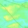 Topografische kaart Burton Pedwardine, hoogte, reliëf