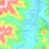 Topografische kaart Mombaldone, hoogte, reliëf