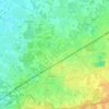 Topografische kaart 9111, hoogte, reliëf