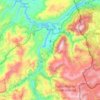Topografische kaart Bashkia Kukës, hoogte, reliëf