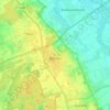 Topografische kaart Gieten, hoogte, reliëf