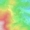 Topografische kaart Karpacz Górny, hoogte, reliëf