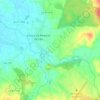 Topografische kaart Duarría, hoogte, reliëf