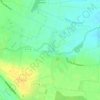 Topografische kaart Combertault, hoogte, reliëf