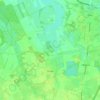 Topografische kaart Zeijen, hoogte, reliëf