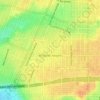 Topografische kaart Arlington Heights, hoogte, reliëf
