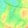 Topografische kaart Walsbets, hoogte, reliëf