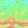 Topografische kaart Ловеч, hoogte, reliëf