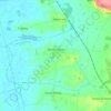 Topografische kaart North Kelsey CP, hoogte, reliëf