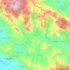 Topografische kaart Orica, hoogte, reliëf