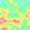 Topografische kaart Barchi, hoogte, reliëf