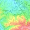 Topografische kaart Voerendaal, hoogte, reliëf