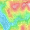 Topografische kaart Auris, hoogte, reliëf