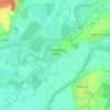 Topografische kaart Charnay-lès-Chalon, hoogte, reliëf