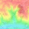 Topografische kaart Dolignon, hoogte, reliëf