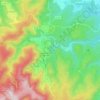 Topografische kaart 67710, hoogte, reliëf