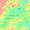Topografische kaart 鹰手营子矿区, hoogte, reliëf