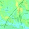 Topografische kaart Bolton Percy, hoogte, reliëf