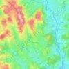 Topografische kaart Montmort, hoogte, reliëf