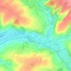 Topografische kaart Anvin, hoogte, reliëf