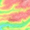 Topografische kaart Harcigny, hoogte, reliëf