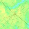 Topografische kaart Waverly, hoogte, reliëf