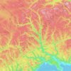 Topografische kaart Rivière-Nouvelle, hoogte, reliëf