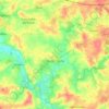 Topografische kaart Piré-Chancé, hoogte, reliëf