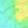 Topografische kaart Hemden, hoogte, reliëf