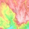 Topografische kaart Суворово, hoogte, reliëf