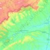 Topografische kaart Wilkes County, hoogte, reliëf