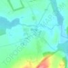 Topografische kaart Durrow, hoogte, reliëf